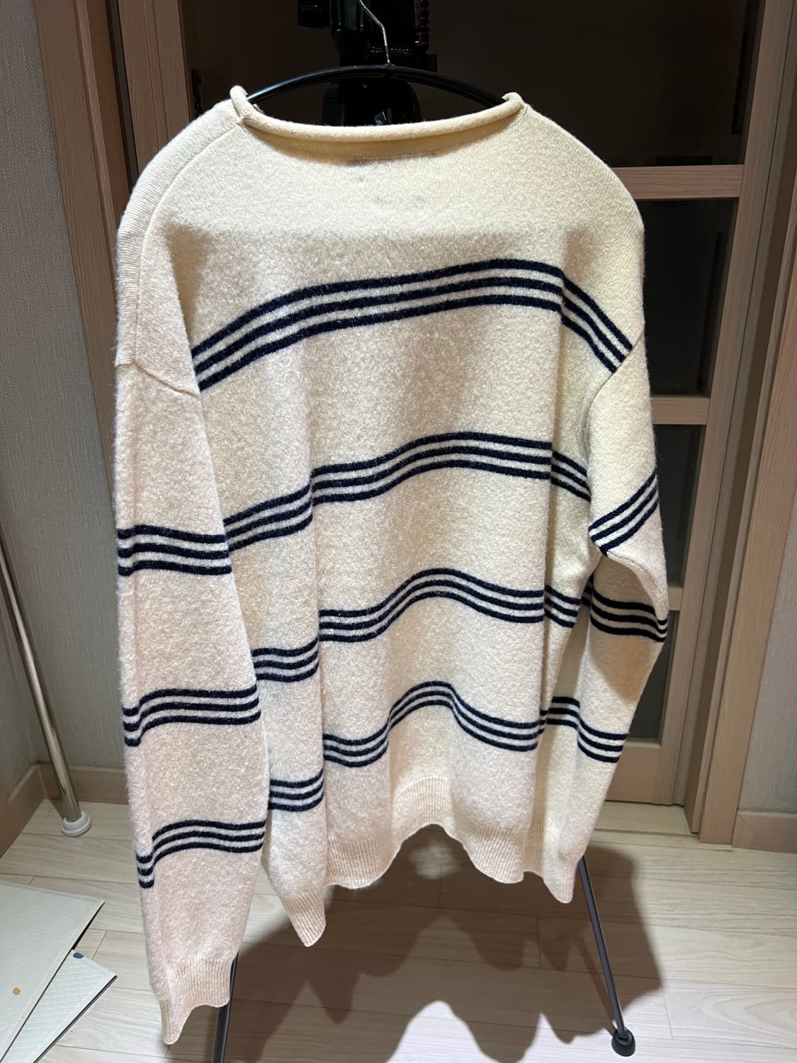 폴로 랄프로렌/ 빈티지 램스울 베이지 니트 / 라지 상품이미지3