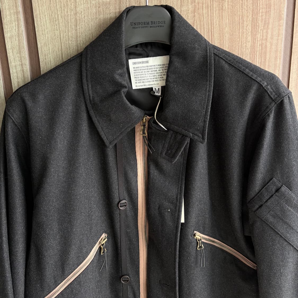 새상품(M)유니폼브릿지 울 MK3 자켓 차콜 상품이미지2