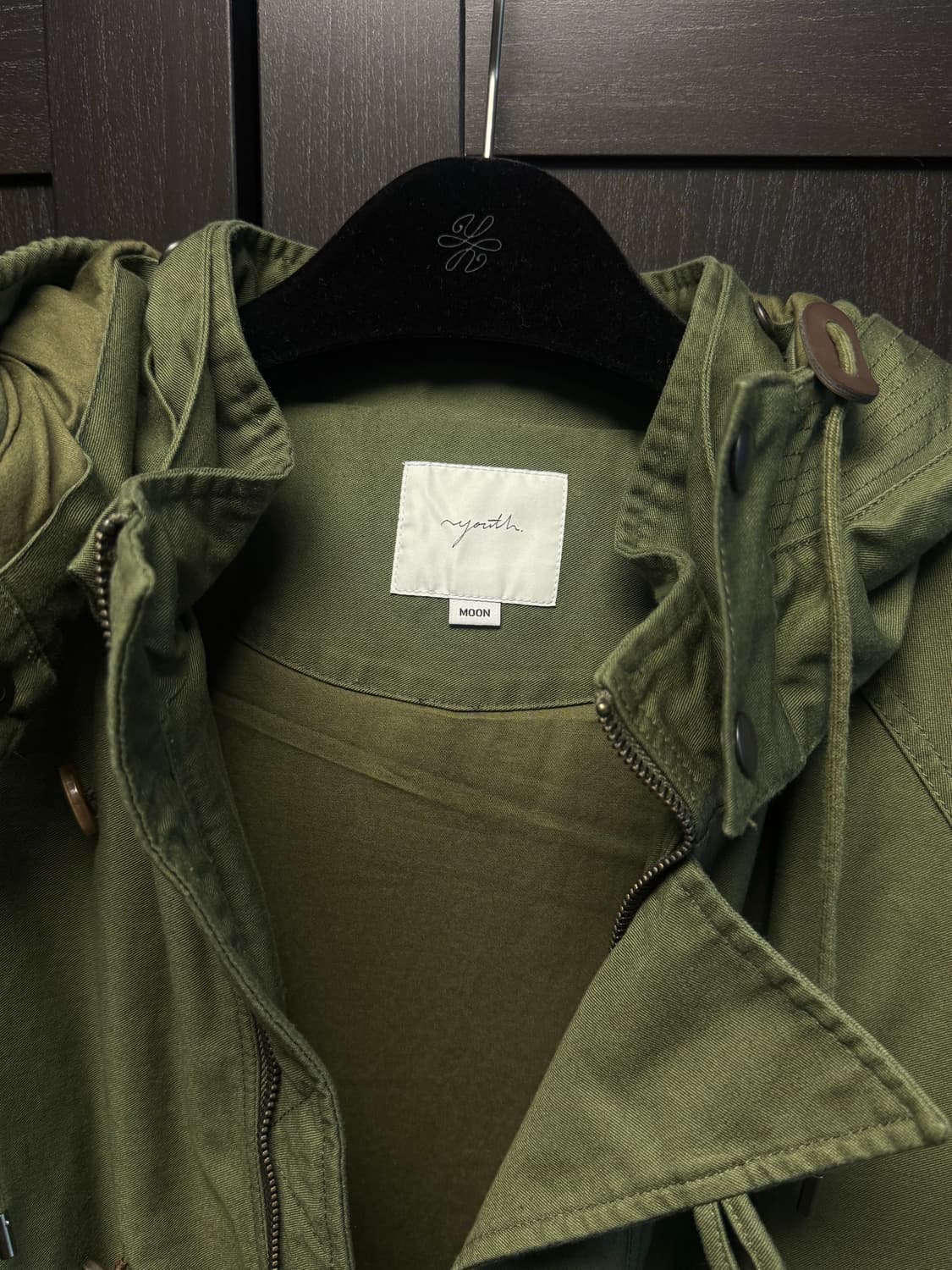 유스youth N3B 울 파일 파카 올리브 m 상품이미지4