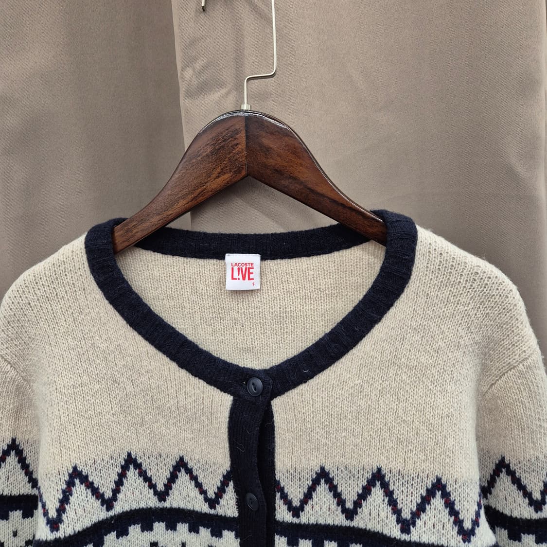 라코스테 니트 가디건 S 상품이미지2