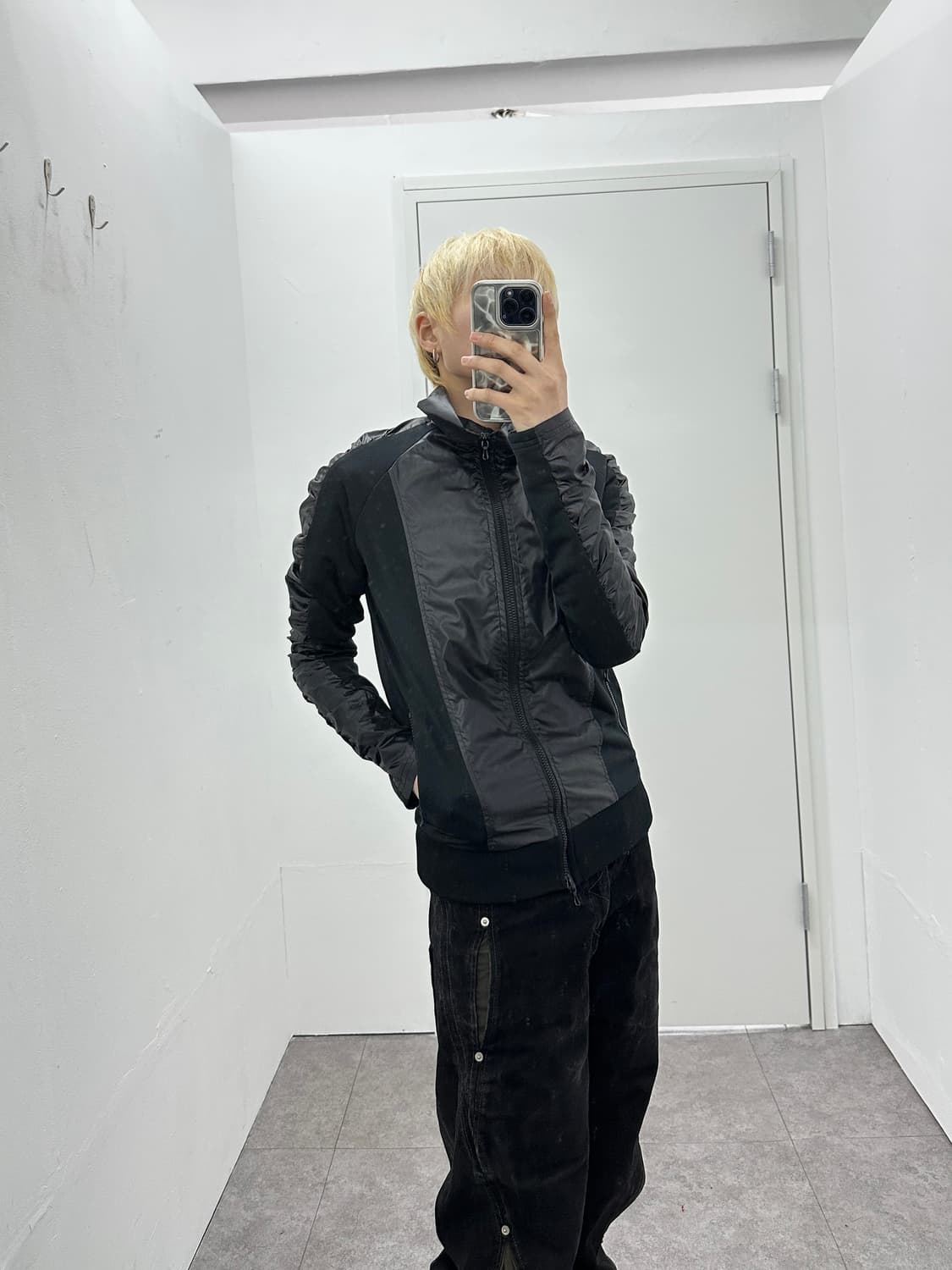 Rip Van Winkle Shirring Sleeve Blouson 상품이미지10