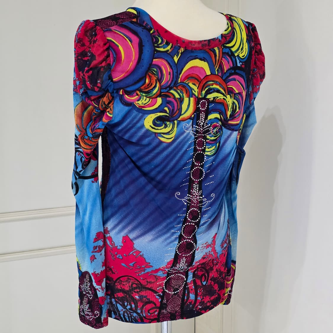 보헤미안 오리엔탈 y2k 90s00s 고스펑크락 롱슬리브 상품이미지4