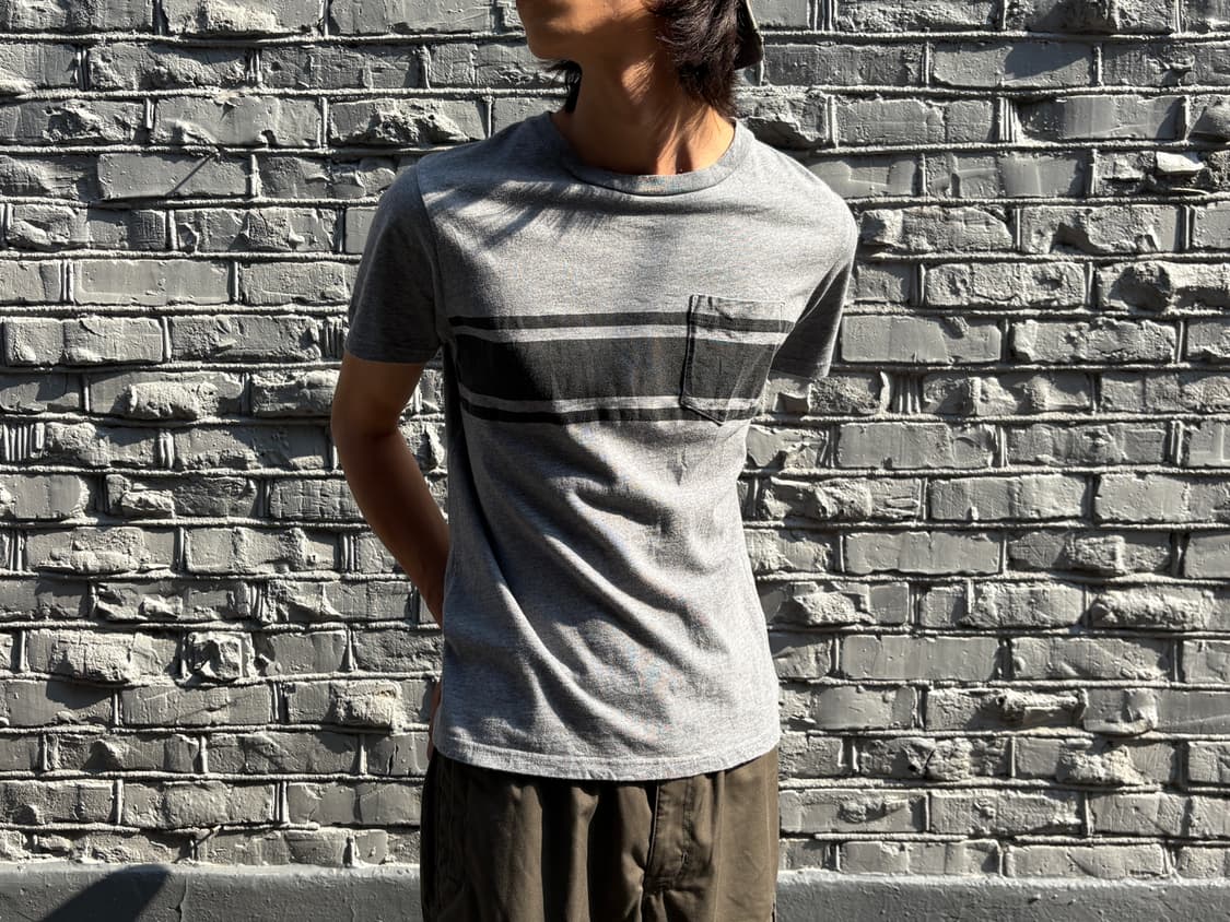 Urban Research Doors Stripe Pocket Tee 상품이미지1