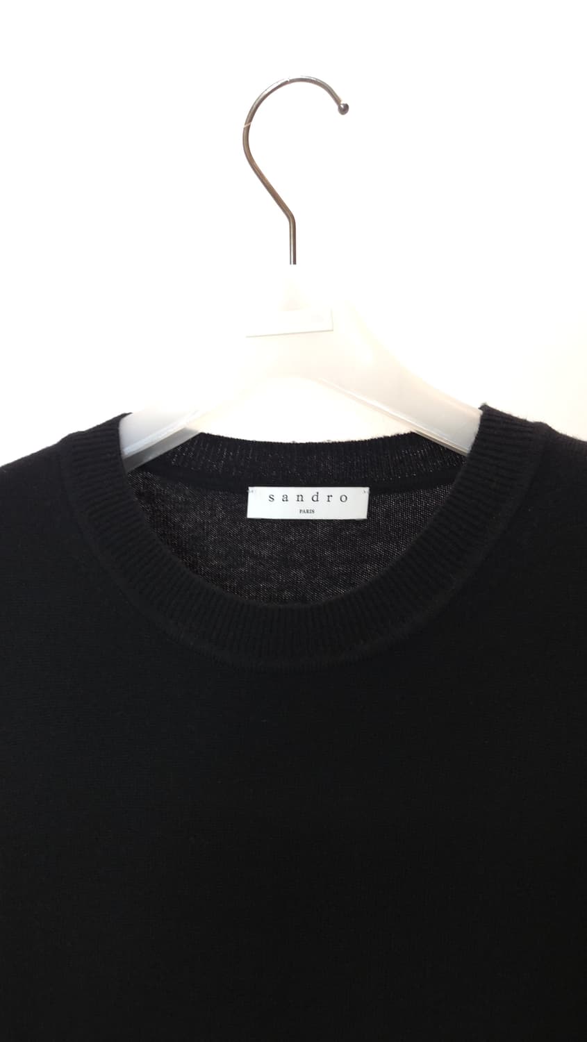 산드로 울 캐시미어 스트랩 니트 원피스 1사이즈 상품이미지2