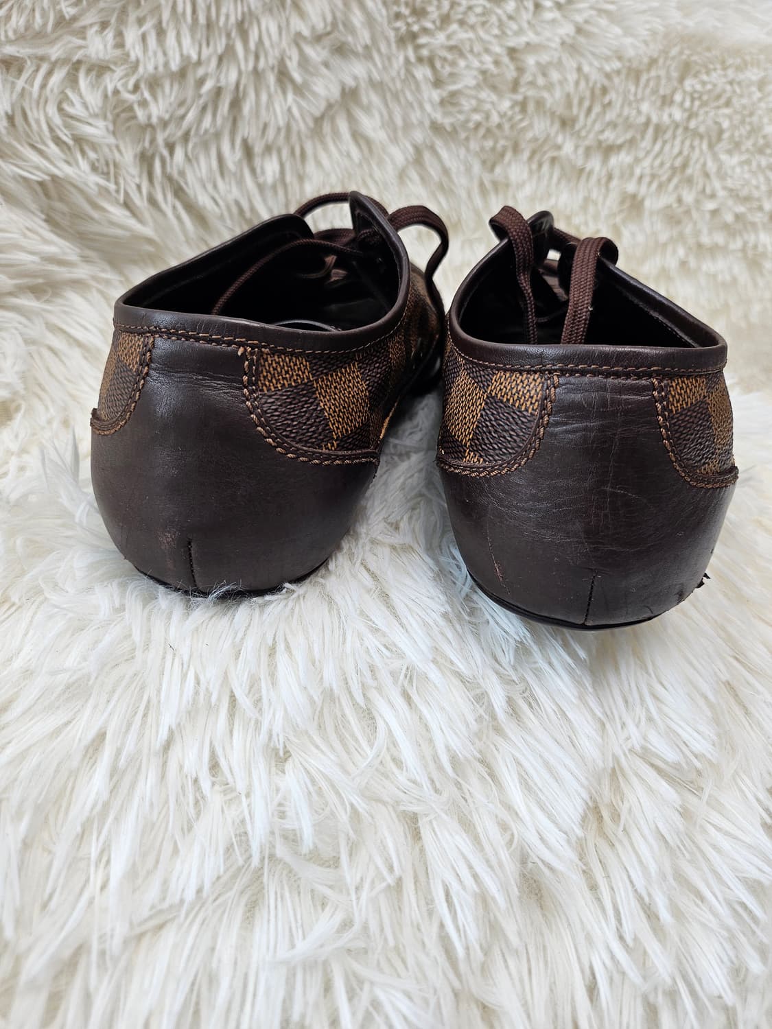 루이비통 다미에 스니커즈 브라운 여성 5.5 상품이미지3