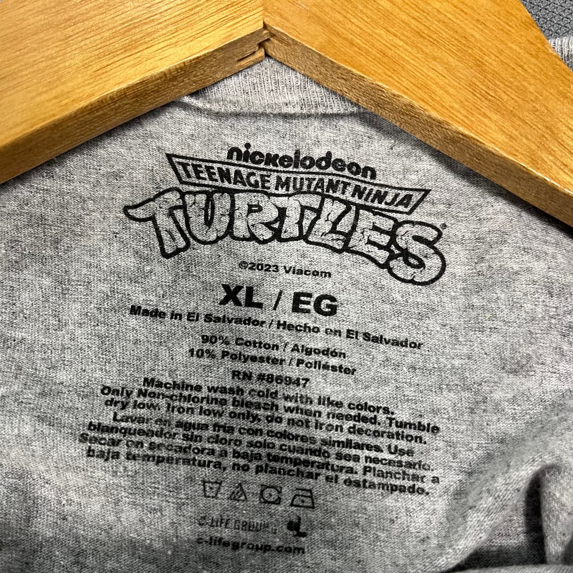 [XL] 닌자거북이 그래픽 반팔 티셔츠 상품이미지5