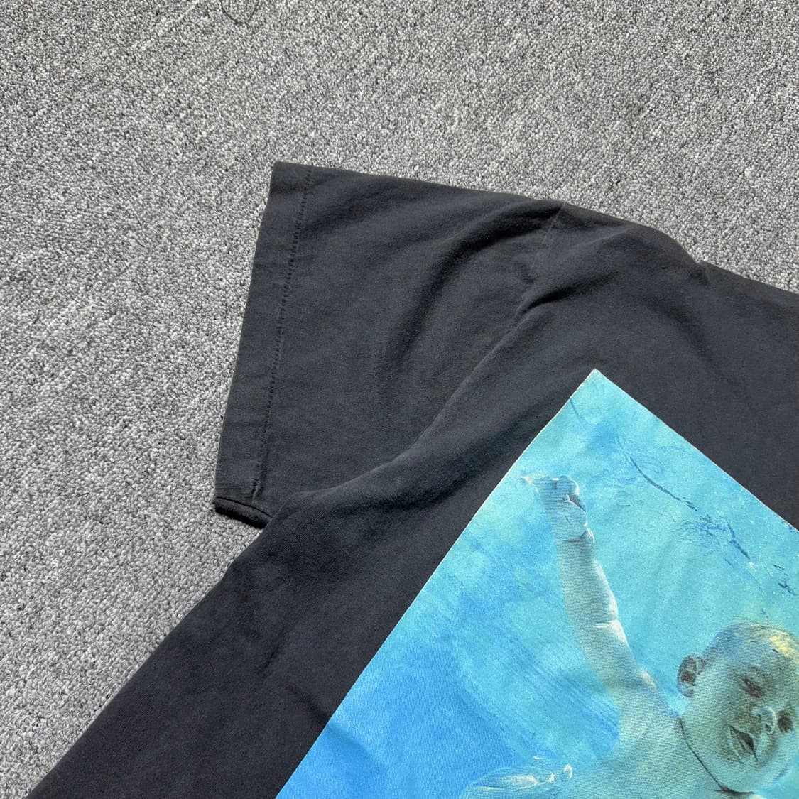 새상품)너바나 네버마인드 락밴드 티셔츠 (L/XL) 상품이미지6