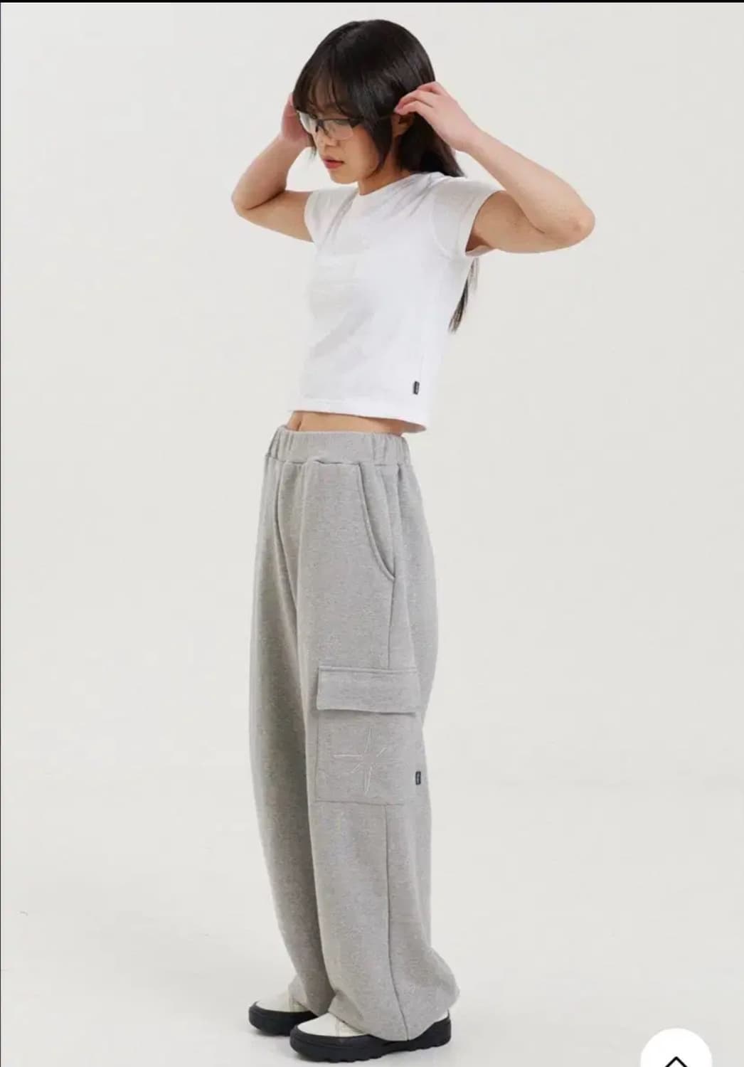 더파코 MIDST FACO CROP TEE WHITE 크롭티 상품이미지2