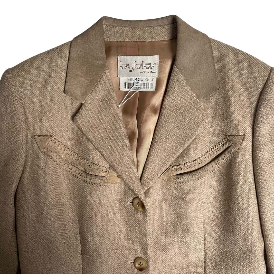 90's byblos western jetted pocket 블레이져 상품이미지3