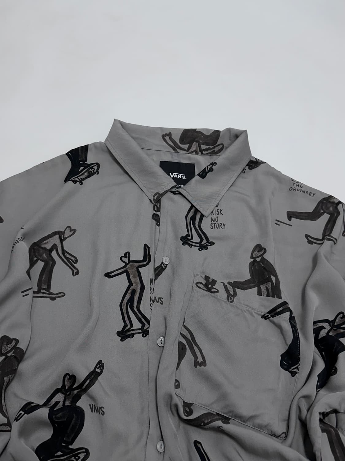 반스 X 볼린 스케이트 보더 오버핏 반팔 셔츠 상품이미지3