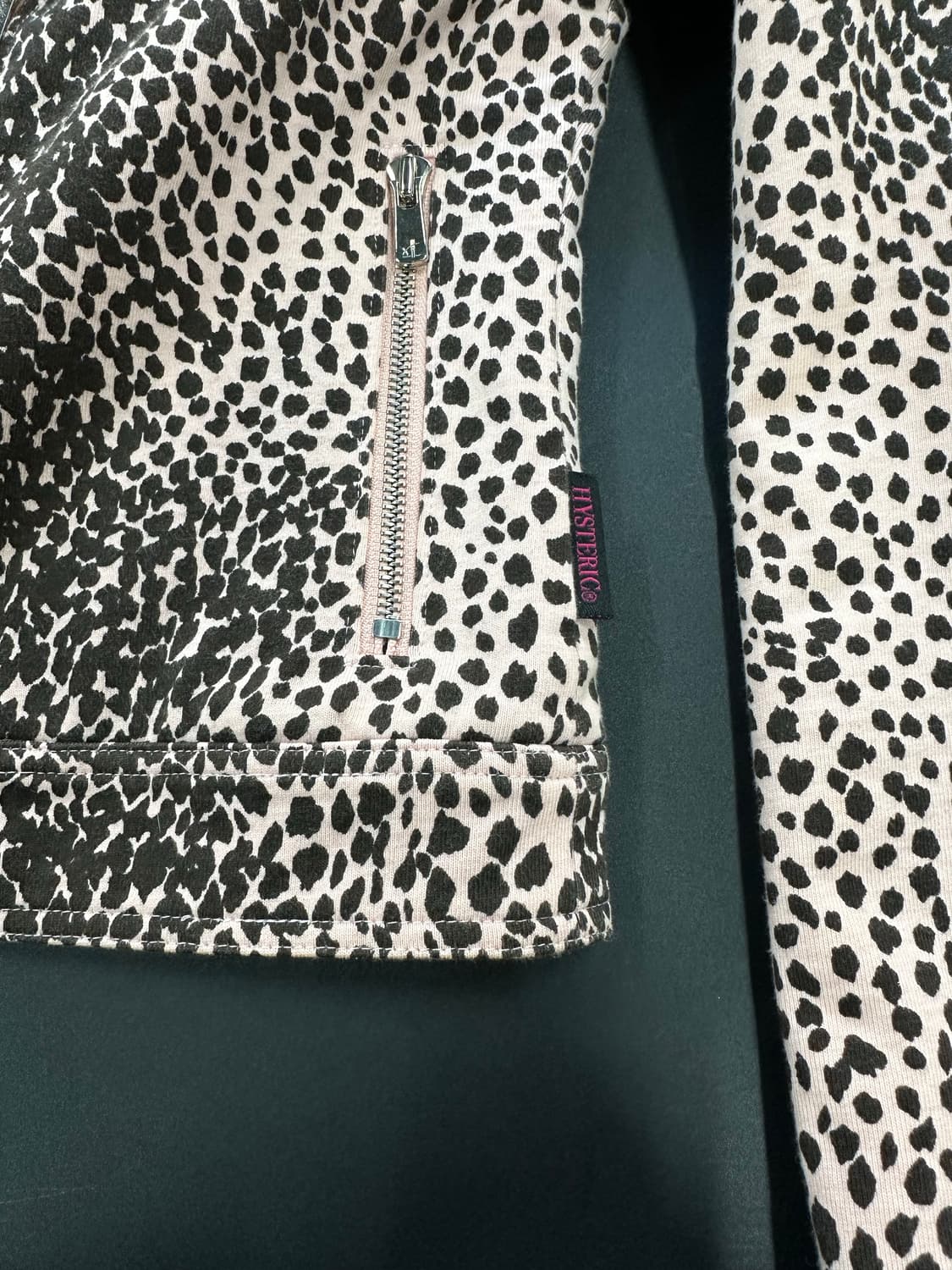 히스테릭글래머 레오파드 퍼무스탕 라이더자켓 상품이미지8