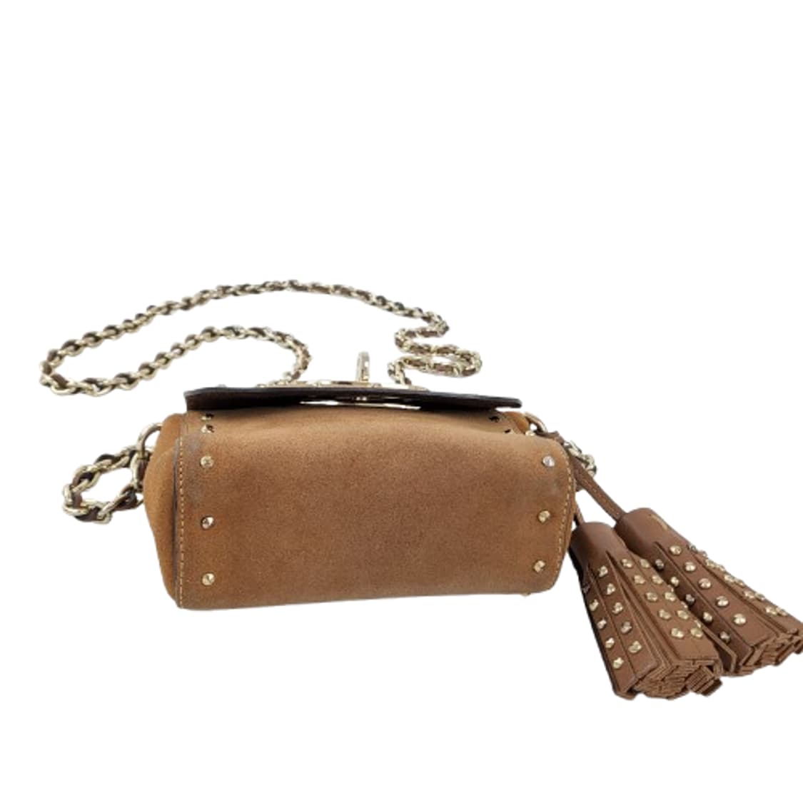 정품 멀버리 헤비 스웨이드 미니 체인 크로스백 상품이미지7