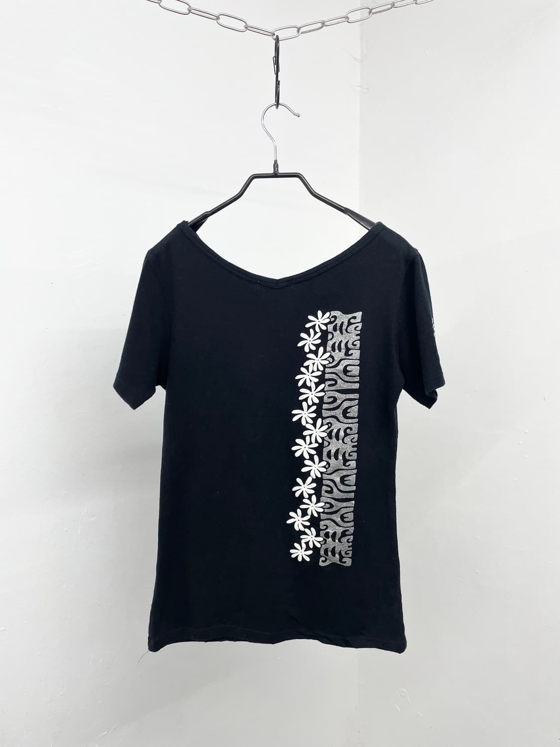 블랙 오리엔탈 패턴 탑 상품이미지5