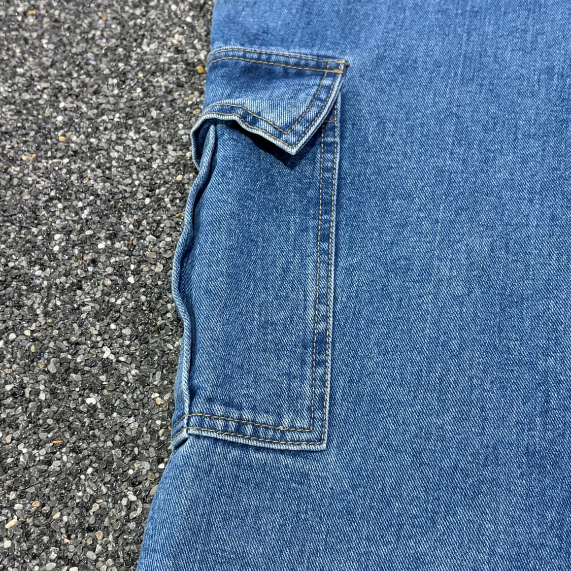 이스트 서비스샵 카고 와이드 데님 팬츠 B4101 상품이미지8