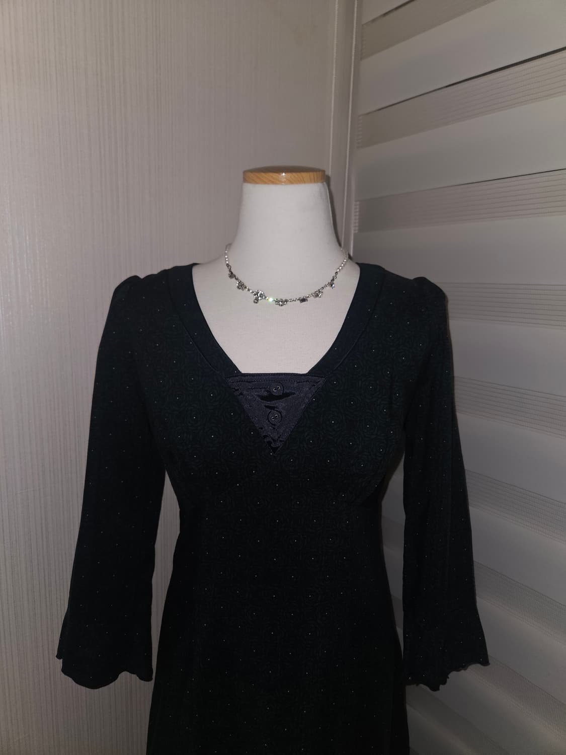 almond*oil 그린 로즈가든 드레스 상품이미지2