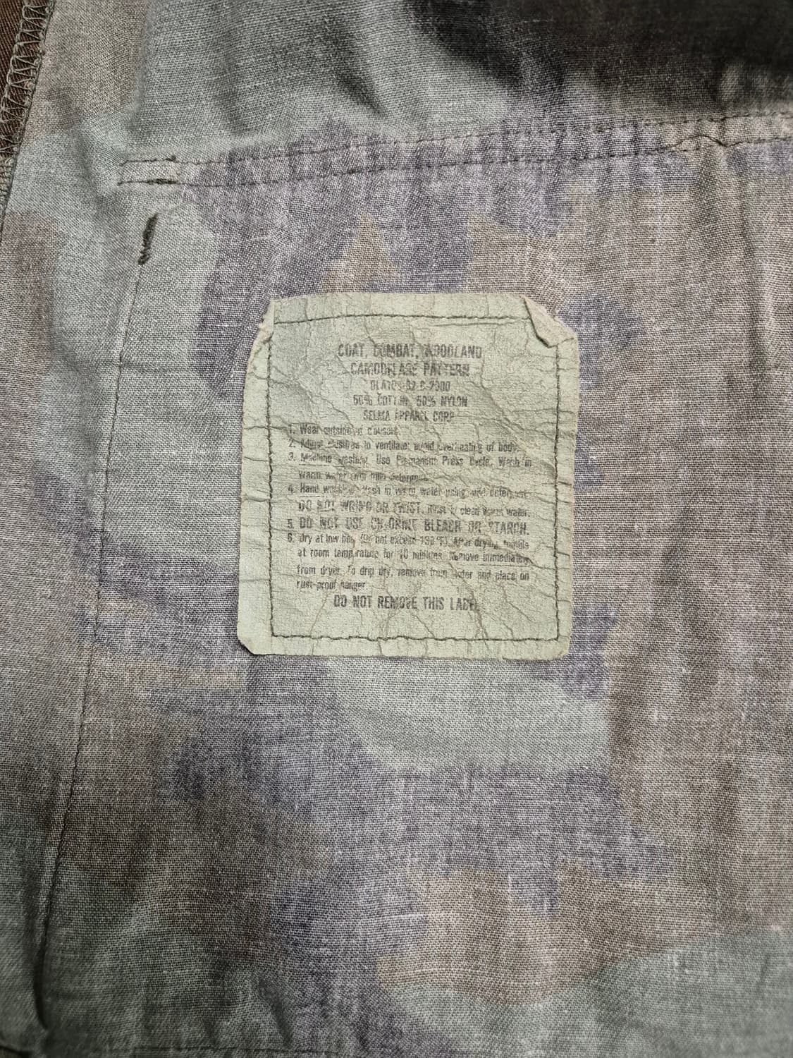 빈티지 US 마린 카모 bdu자켓 상품이미지6