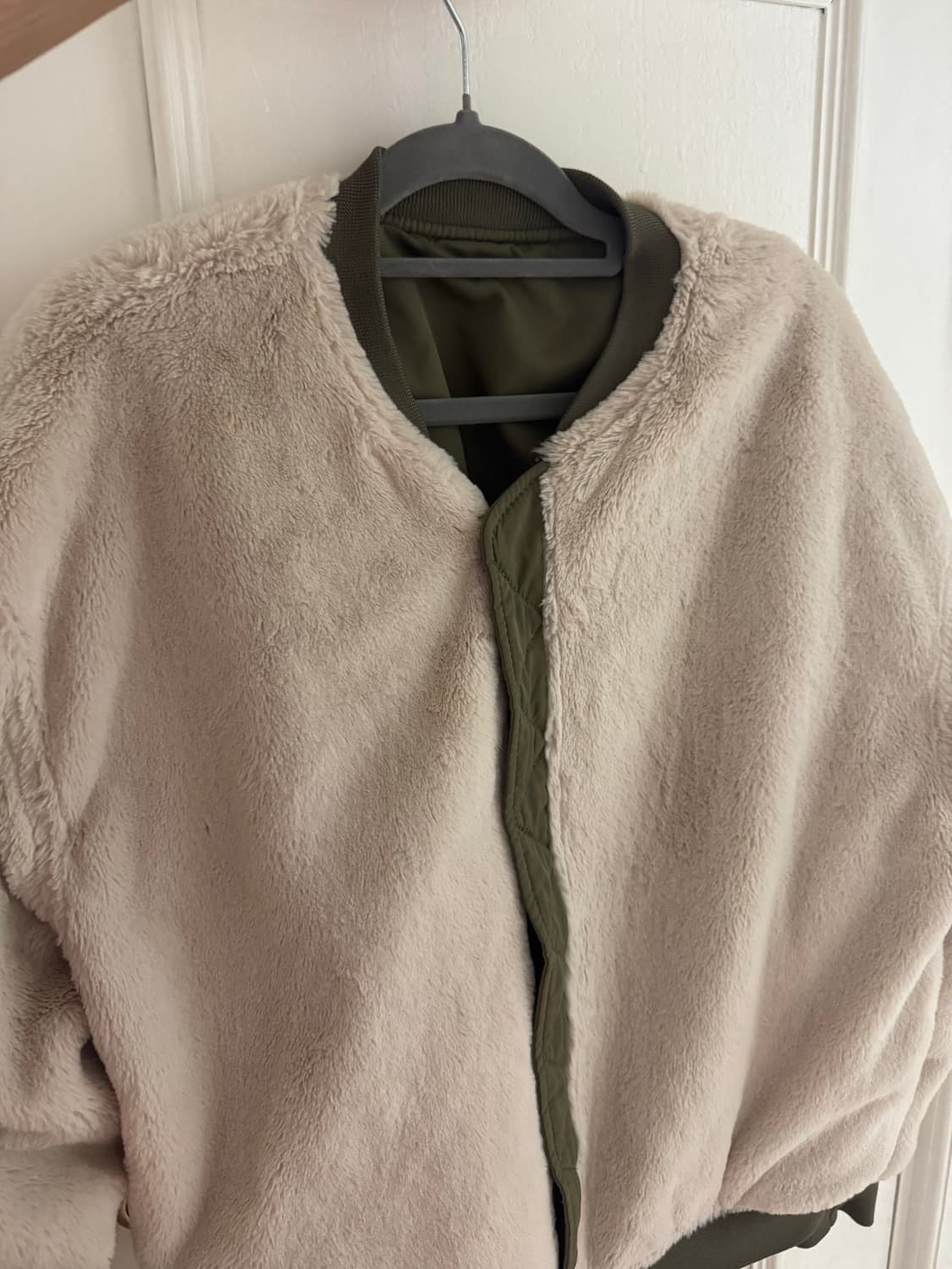 니코앤드 페이크퍼 리버시블 봄버 자켓 상품이미지2