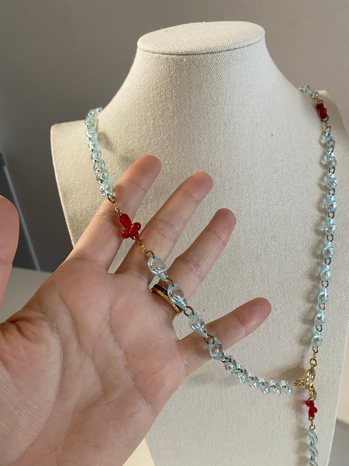 빈티지 태아 묵주 목걸이 상품이미지5