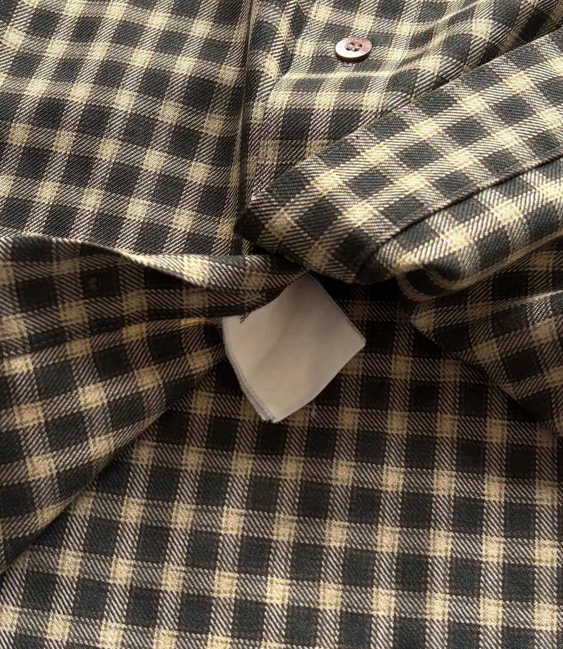 입생로랑 90‘s 빈티지 체크 셔츠 상품이미지7
