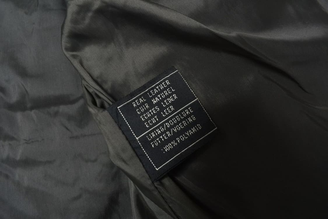 리얼 레더 A-2 항공 점퍼 가죽 자켓 N1172 상품이미지10