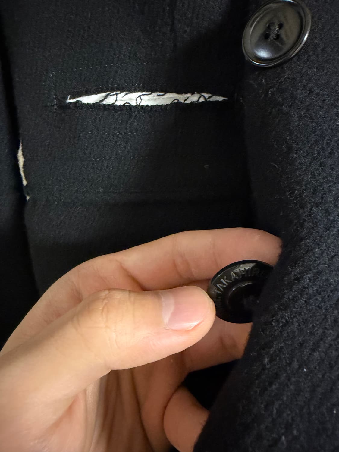 (50)솔로이스트 15aw 가죽탭 코트 상품이미지5