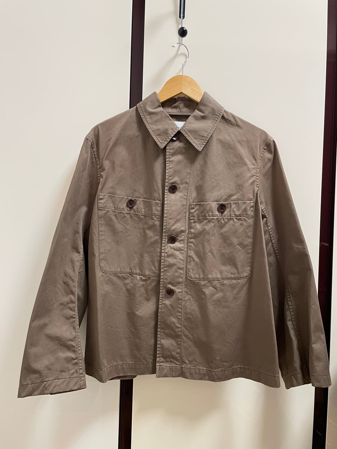 [S] 르메르 밀리터리 오버 셔츠 브라운 상품이미지1