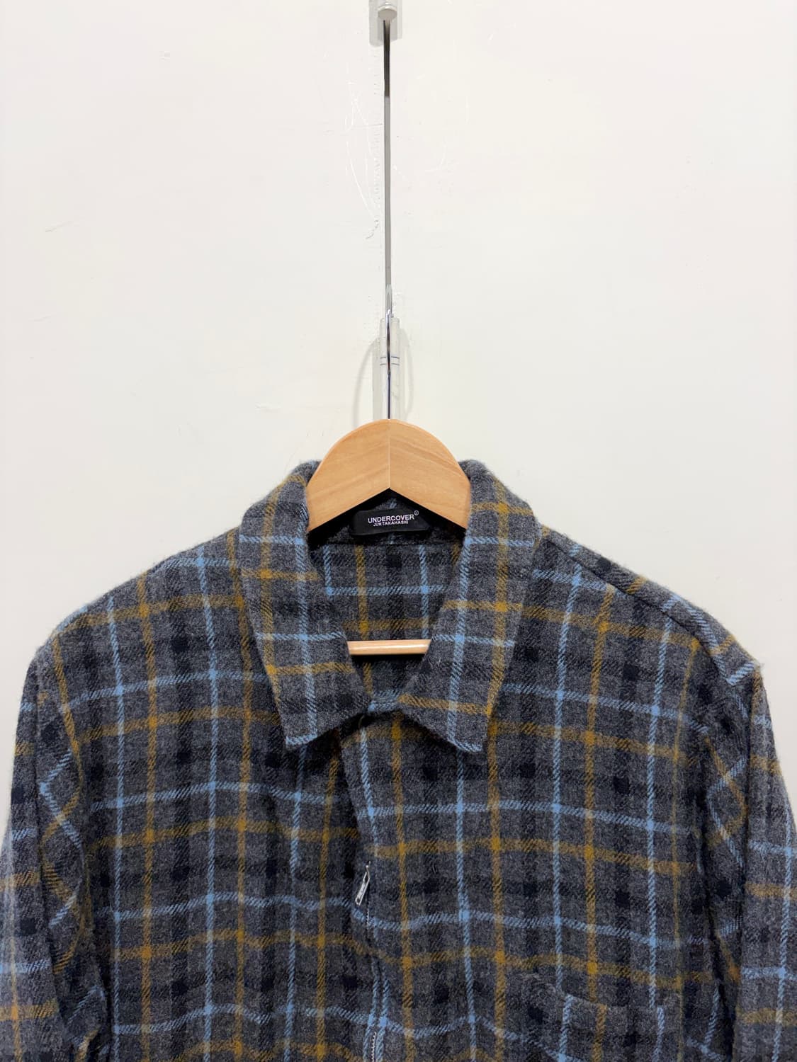 20AW 언더커버 축융 울 플란넬 셔츠 상품이미지3