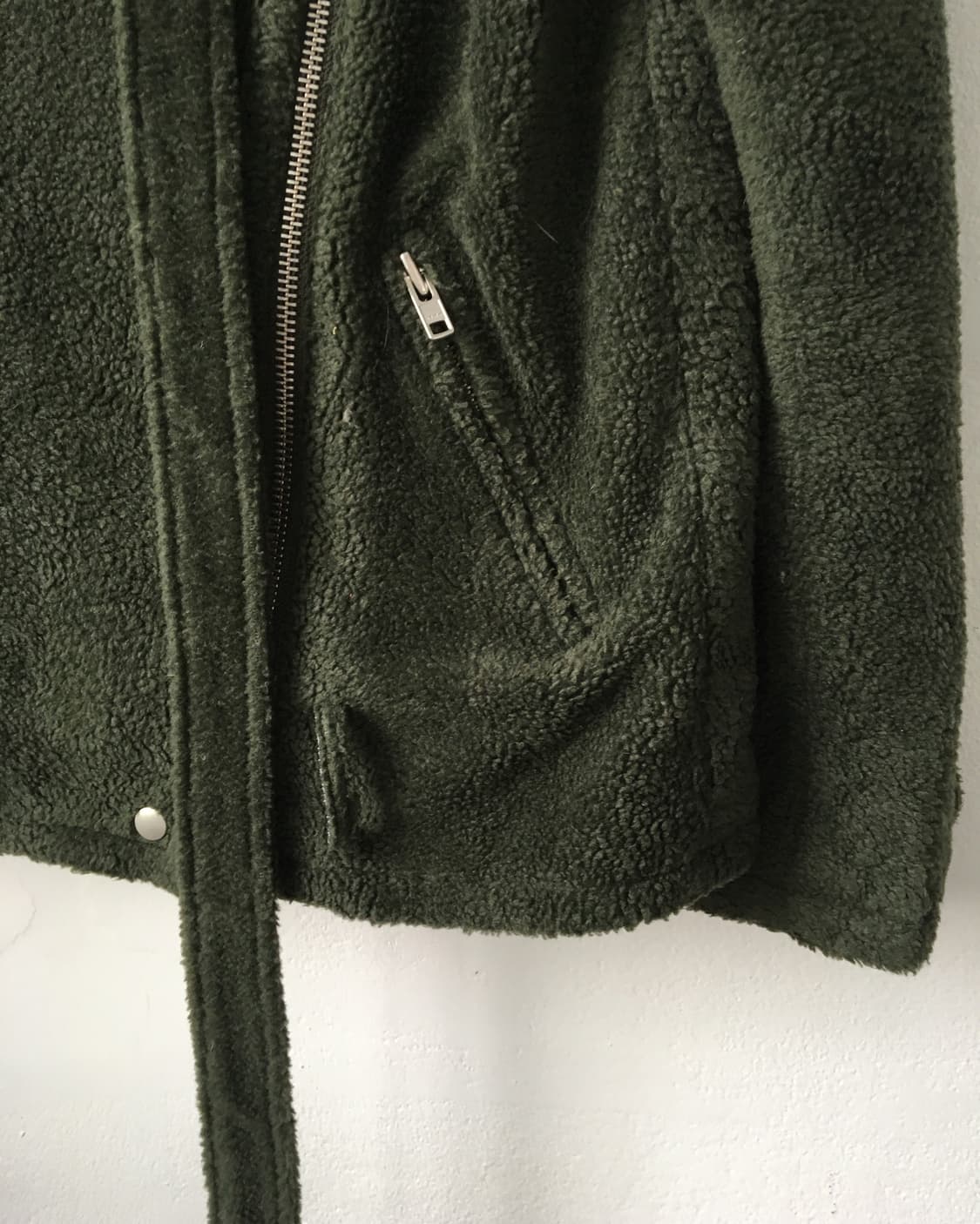 Belted fleece rider jacket 상품이미지5