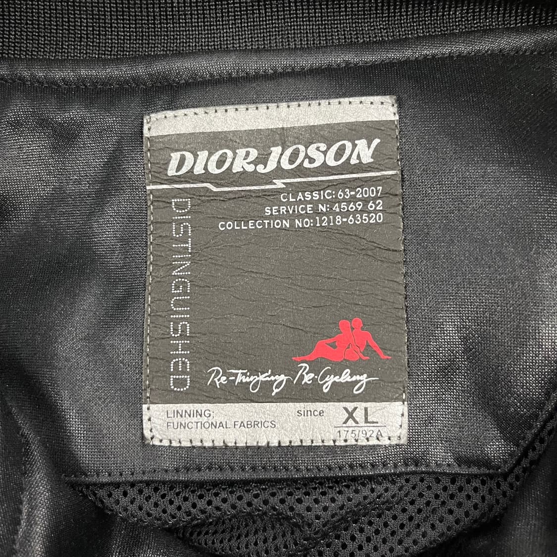 [정품/XL] DIORJOSON 블랙 빈티지 봄버 자켓 b8 상품이미지6