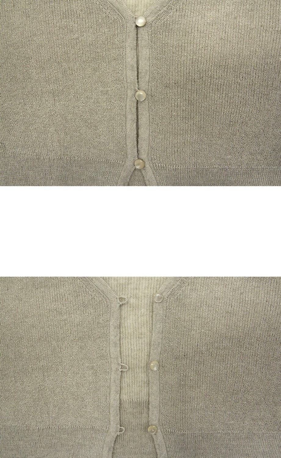 미뉴에트제작 린넨가디건 베이지 상품이미지8