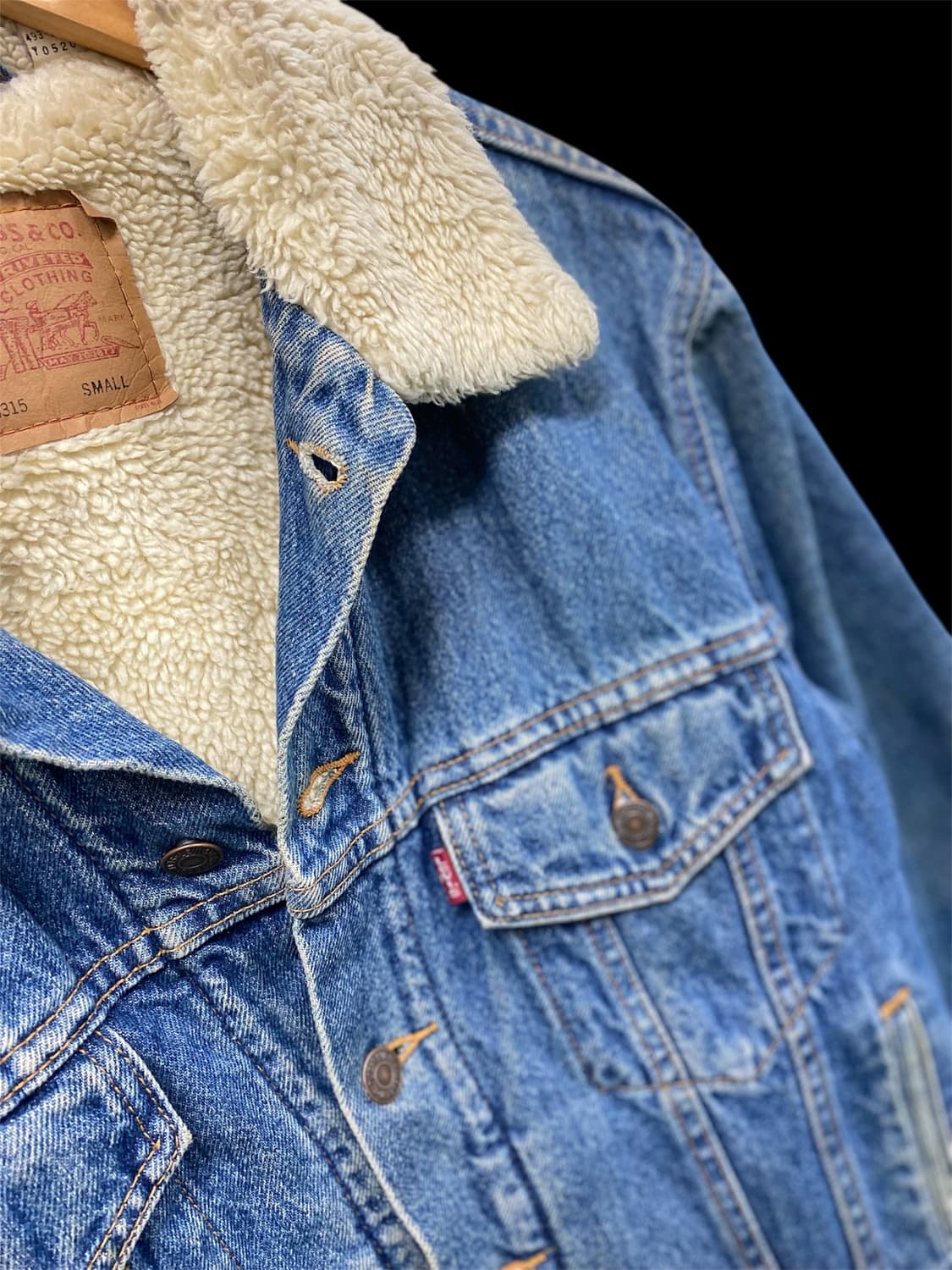 리바이스 쉐르파 데님 트러커 자켓 S 상품이미지2