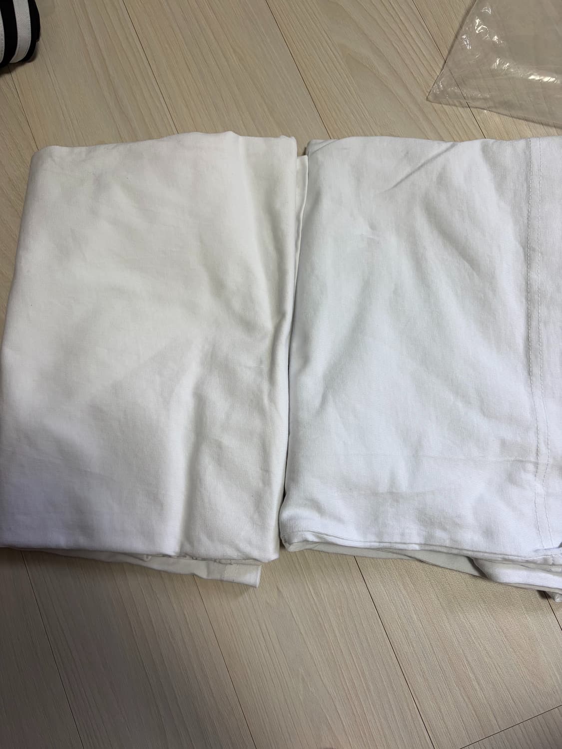 새상품 2장 지오다노 레이어드 반팔 20수 100 티셔츠 상품이미지2