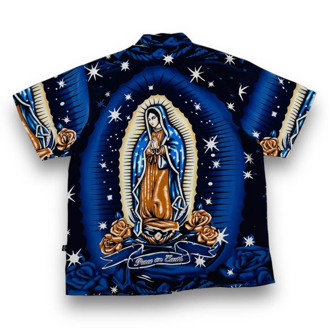 독 타운 블랙 드래곤 올드스쿨 수녀 타투 아트 반팔 셔츠 상품이미지3