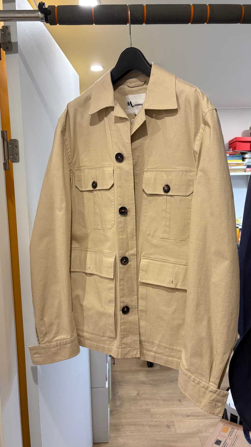 Doppiaa 아이보리 코튼 사파리 자켓 봄자켓 상품이미지4