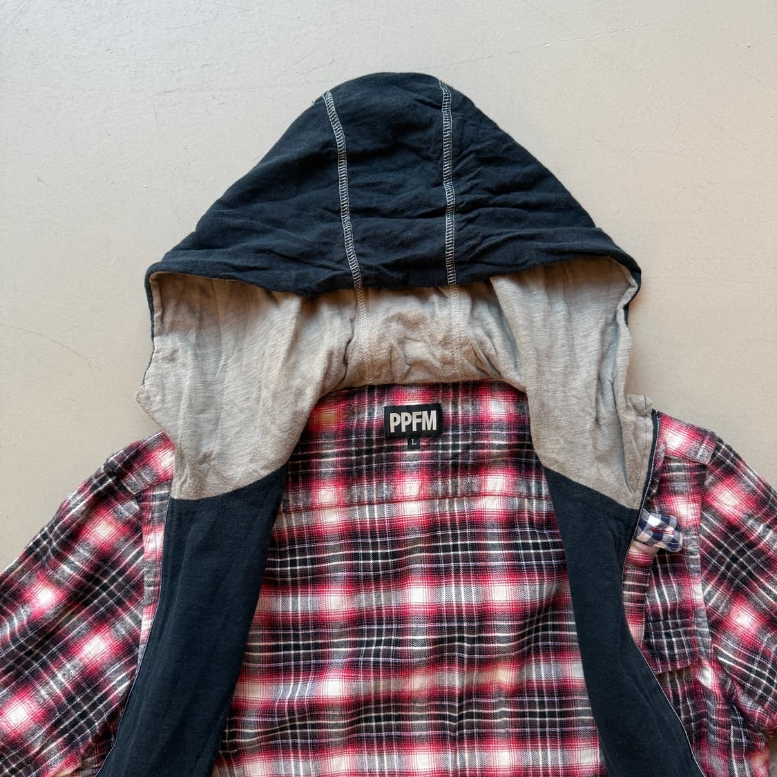 PPFM 레이어드 플란넬 셔츠 상품이미지1