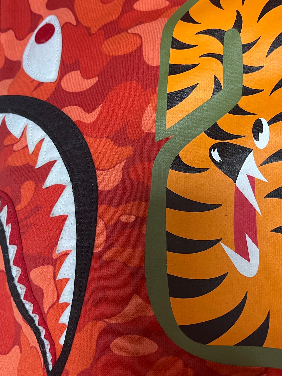 베이프 샤크후드집업 (청담점 구매 정품) 상품이미지7