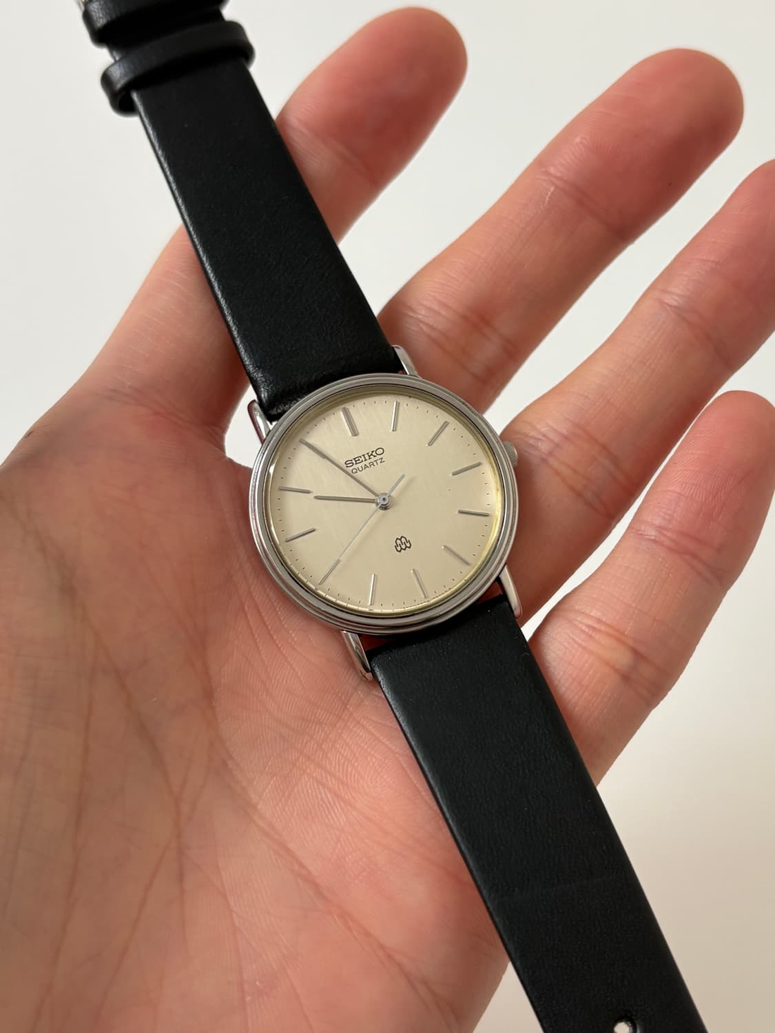 1980s Champagne Dial Silver Twin Quartz 상품이미지1