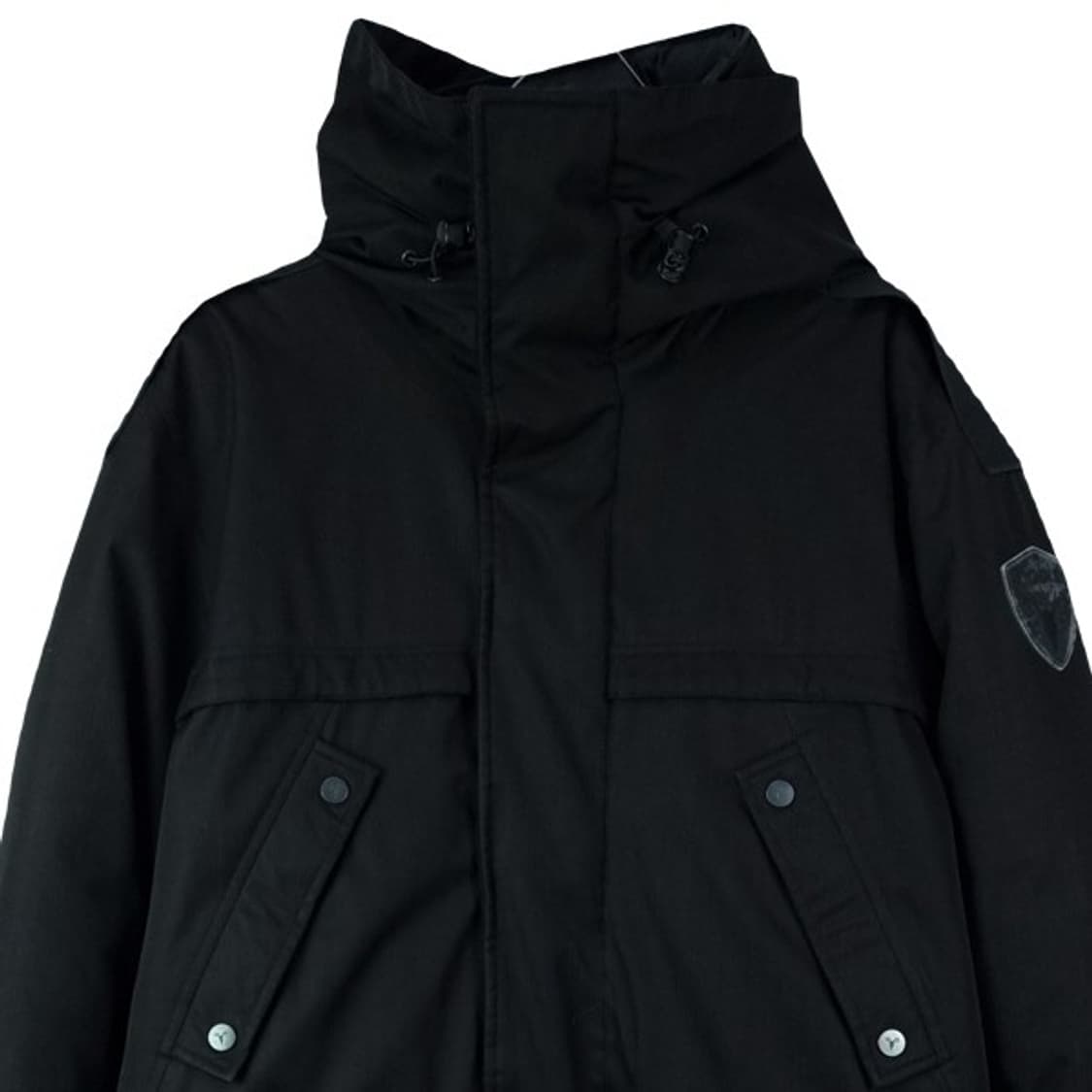 [노비스] 매장판 야테시 야상 패딩 블랙 P01281 상품이미지4