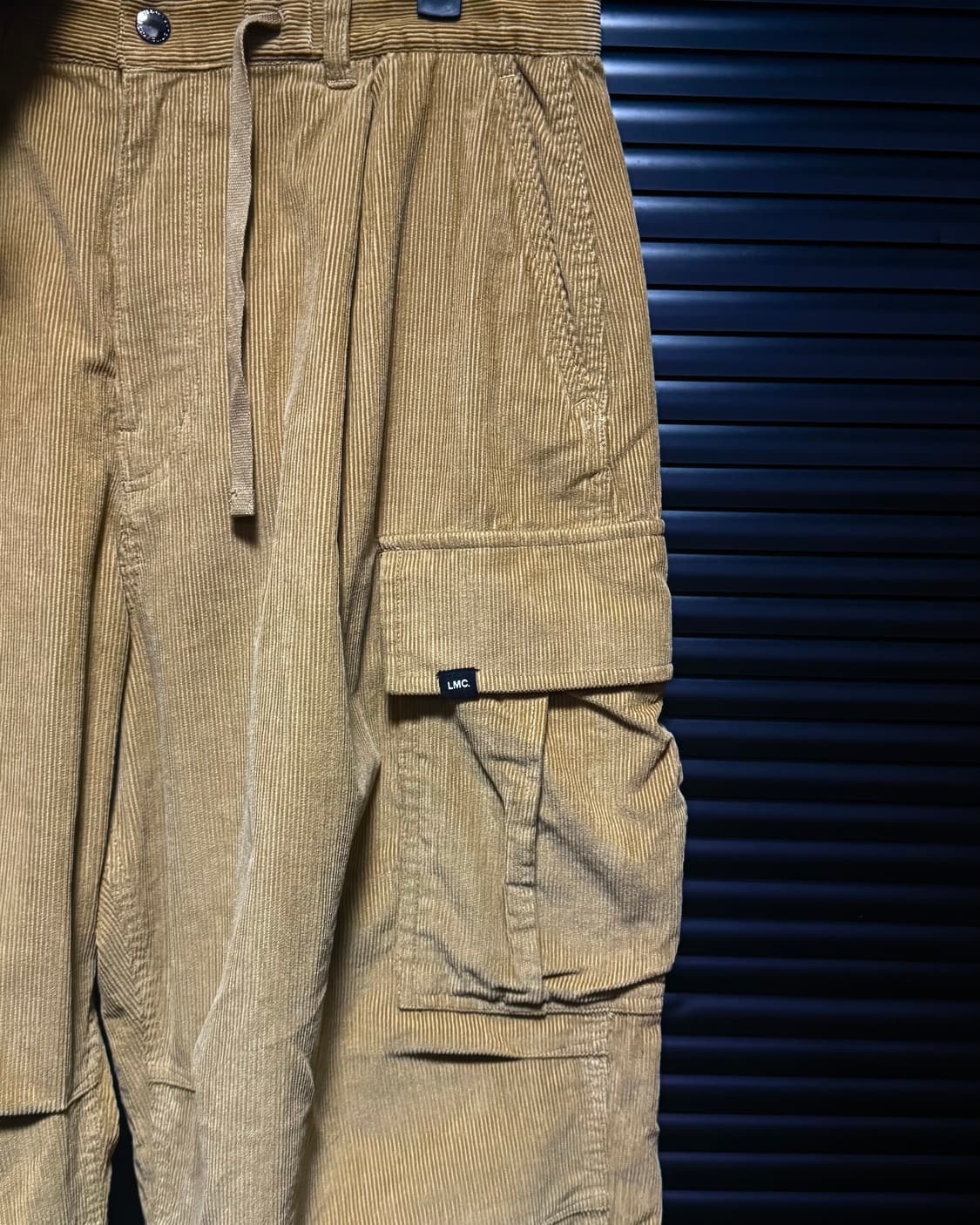 LMC 엘엠씨 베이지 골덴 코듀로이 파라슈트 와이드 카고 팬츠 31 M  상품이미지6