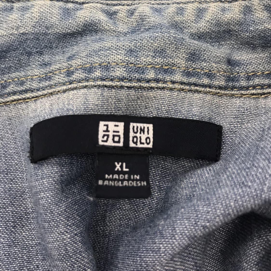유니클로 웨스턴 샴브레이데님셔츠 [XL] 상품이미지5