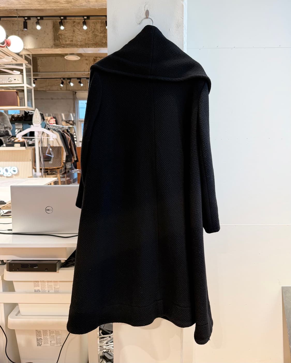 리미 푸 블랙 울 롱 코트  상품이미지7