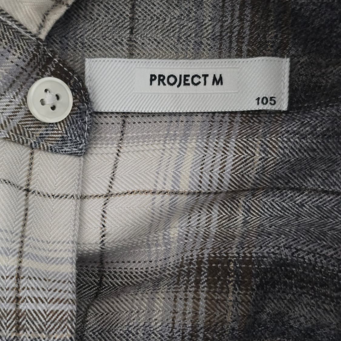 프로젝트 M 엠라리 오라리맛 체크셔츠 xl 상품이미지3
