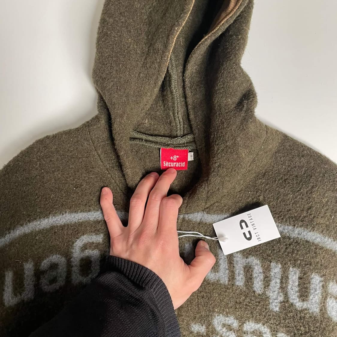+8*securacid ‘bundes-eigentum’ 울 100 후드 상품이미지7