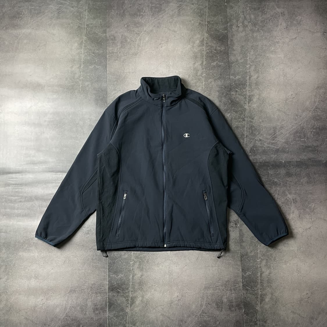 CHAMPION 챔피온 빈티지 네이비 플리스 자켓 A00544 상품이미지1
