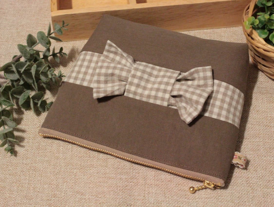핸드메이드 리본 지퍼 파우치 상품이미지3