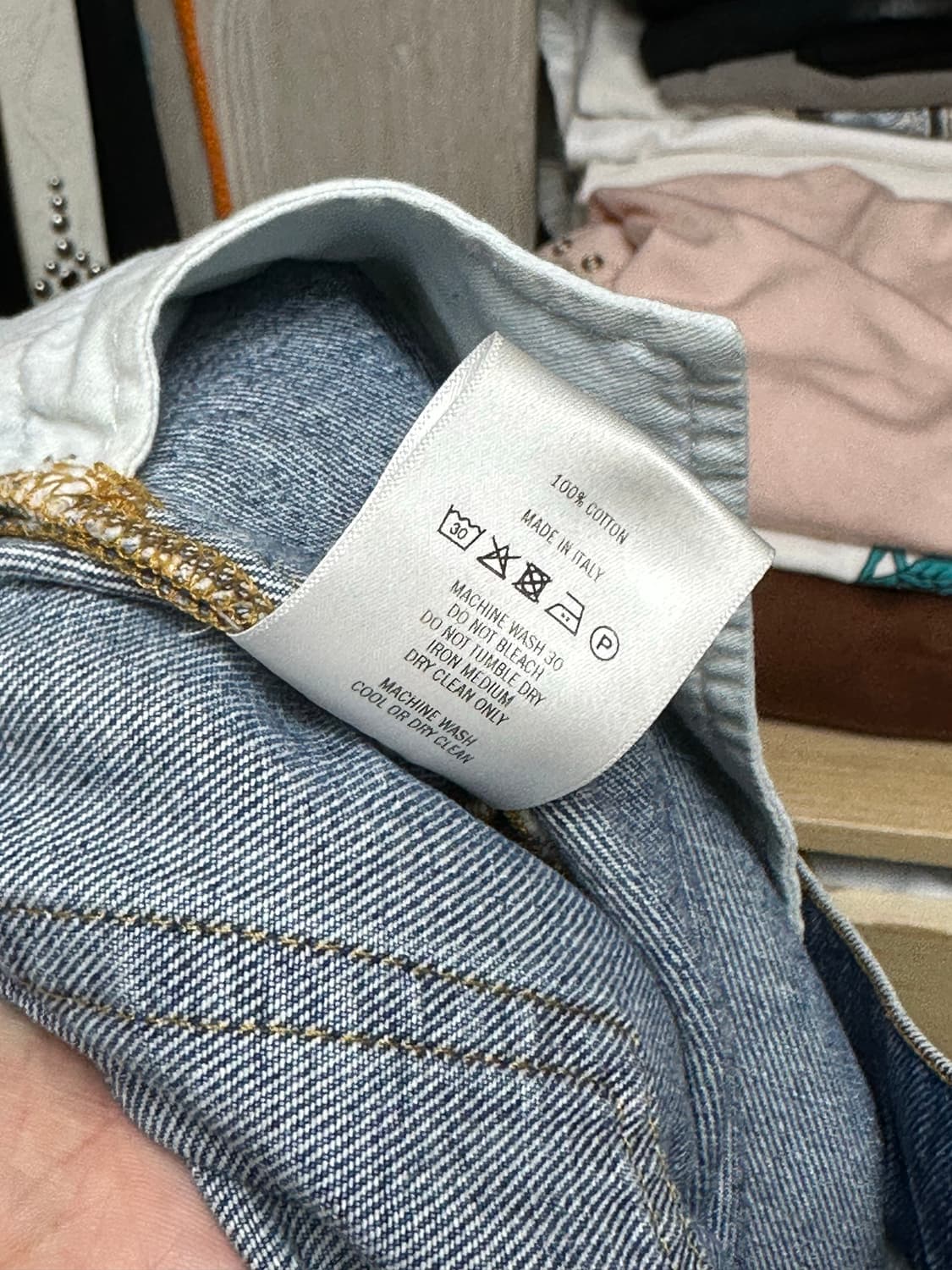 molly goddard 와이드레그 플라워 데님 상품이미지7