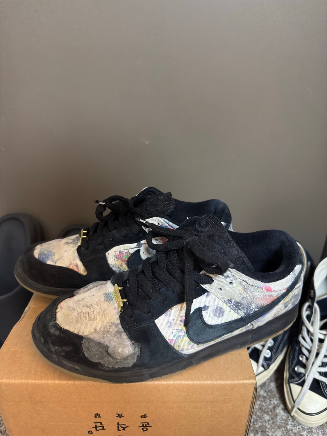 [270]나이키 x 슈프림 SB 덩크 로우 QS 라멜지 블랙 상품이미지3