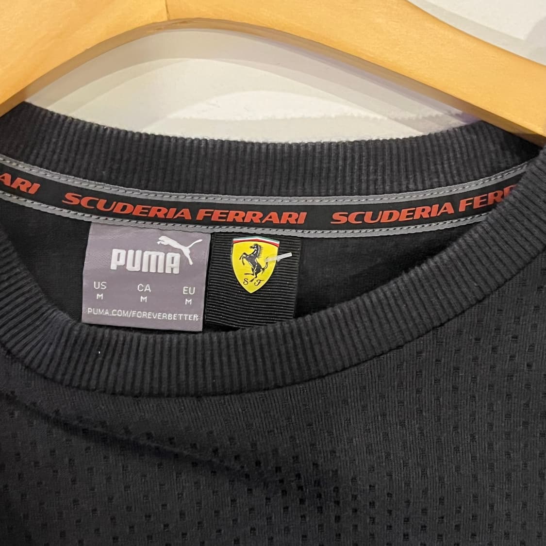 퓨마 x 페라리 블랙 롱슬리브  상품이미지4