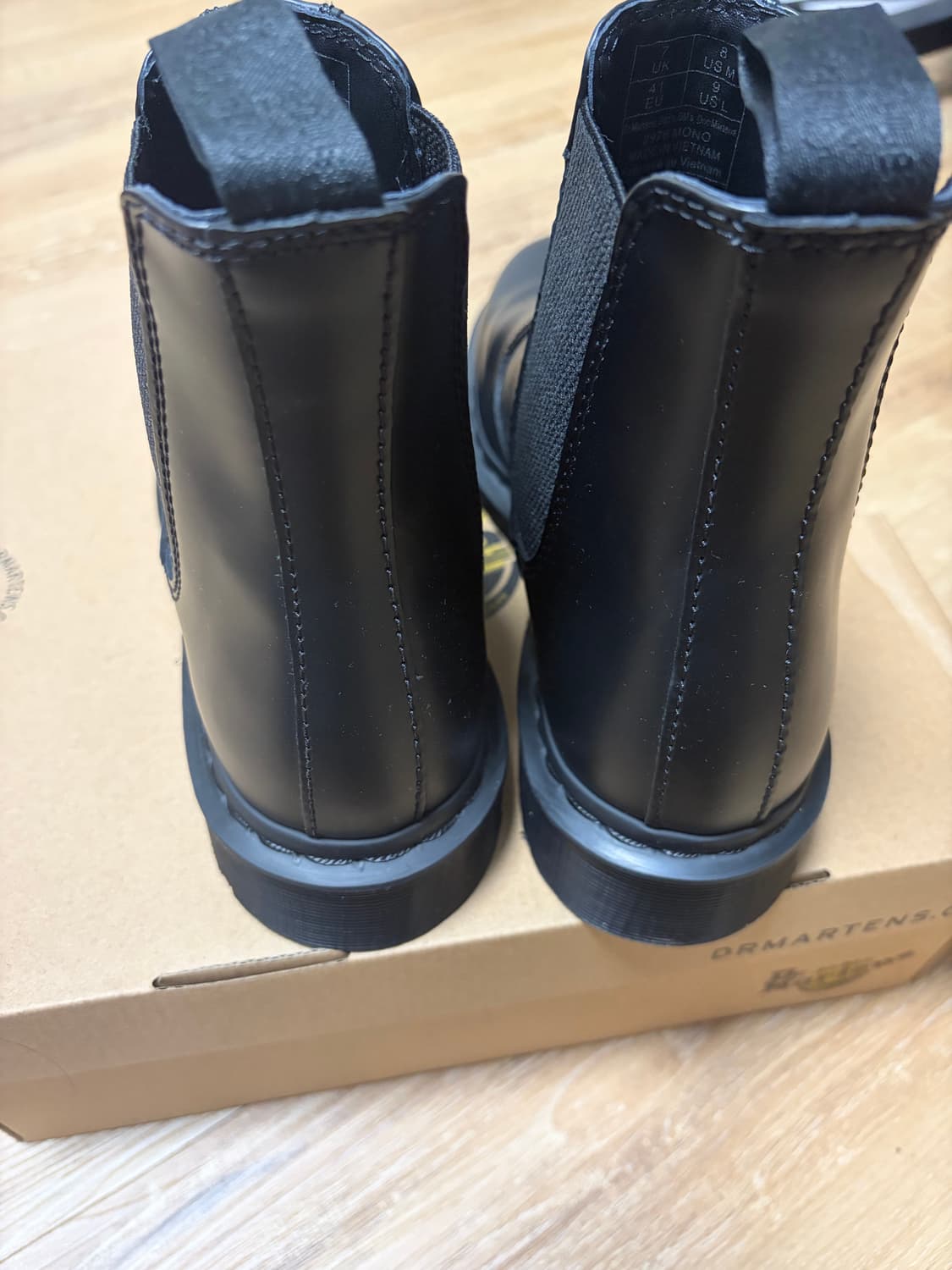 닥터마틴 2976 모노 스무스 레더 첼시 부츠 블랙 260 상품이미지4