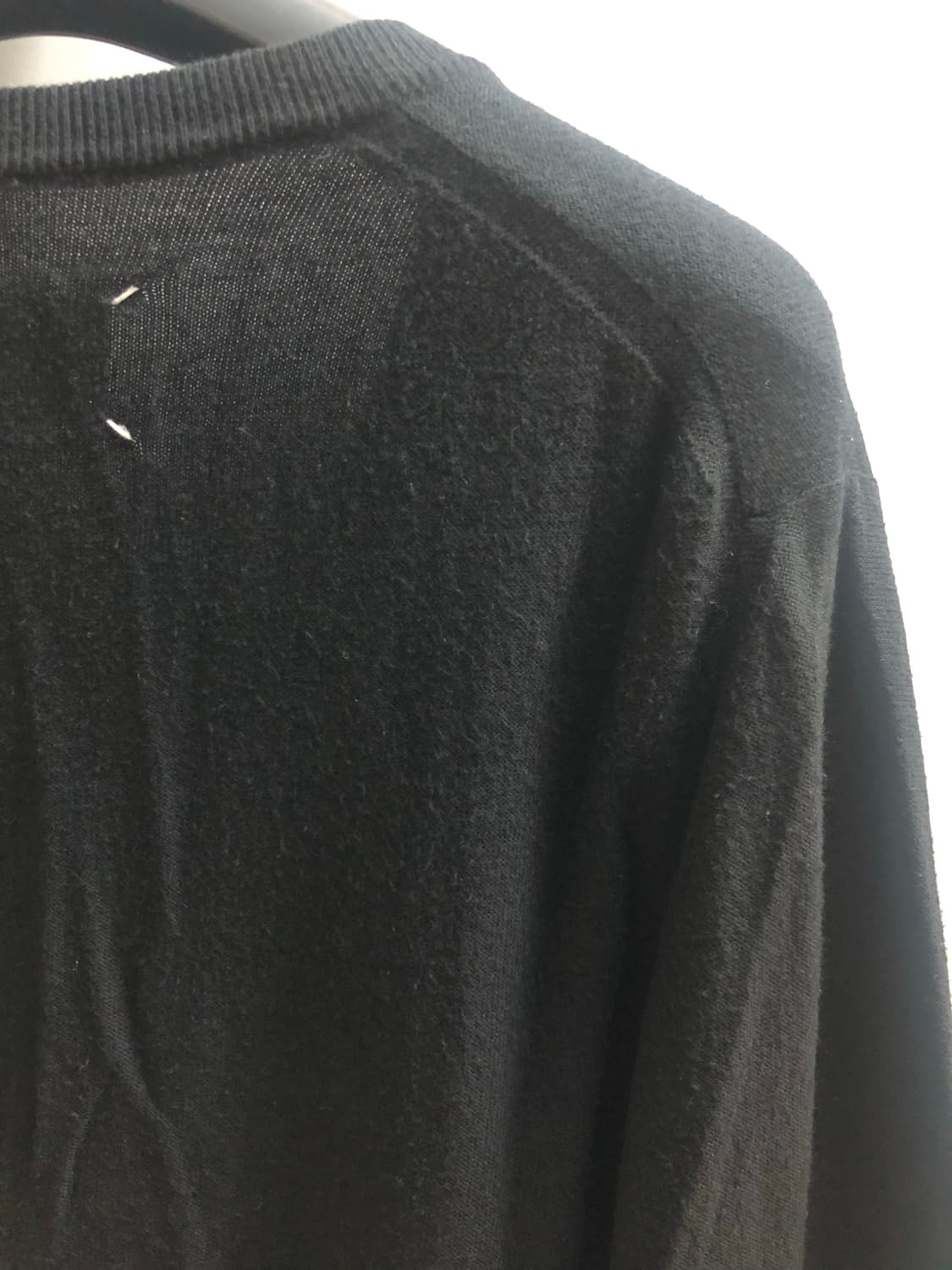 [M] 마르지엘라 엘보우 패치 가디건 블랙 상품이미지9